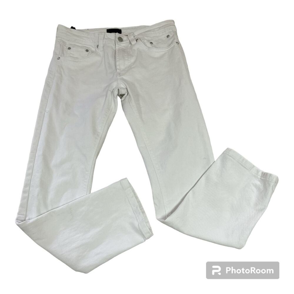 Bleecker & Mercer Women’s Denim Jeans Skinny Fit White 30
